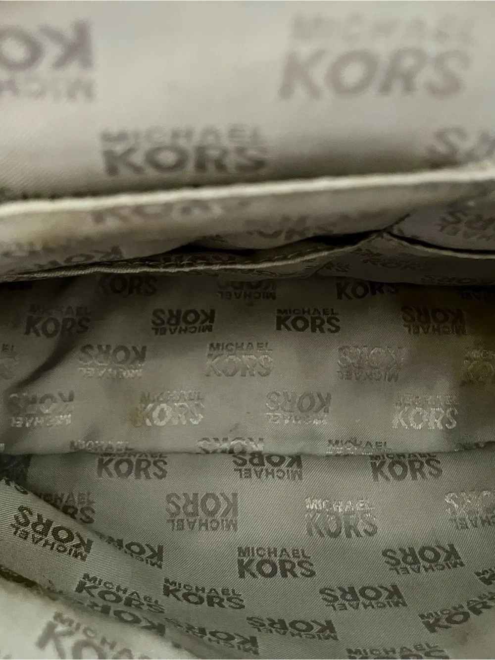 Michael Kors Grey Satchel with Front Pocket